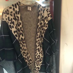 custom made leopard shawl by Please of Italy’